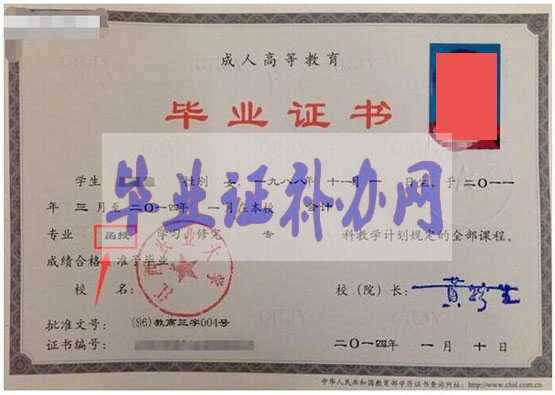 成人高考畢業(yè)證