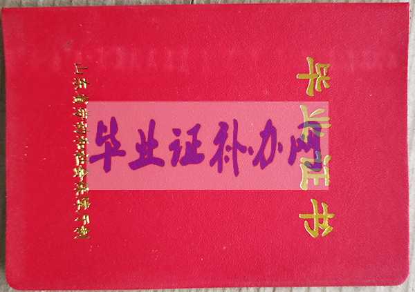 山東省90年代高中畢業(yè)證樣本圖