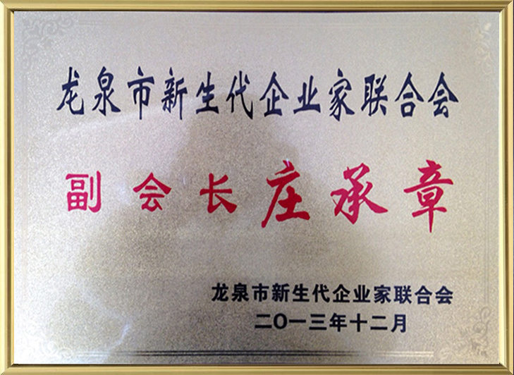 龍泉市新生代企業(yè)家聯(lián)會(huì)-副會(huì)長(zhǎng)